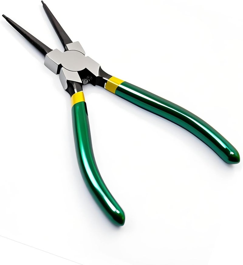 BJDSI Straight Internal Snap Ring Pliers 7 inch,Internal Spring,Anti-Rust,Head Size:0.07". - Image 1